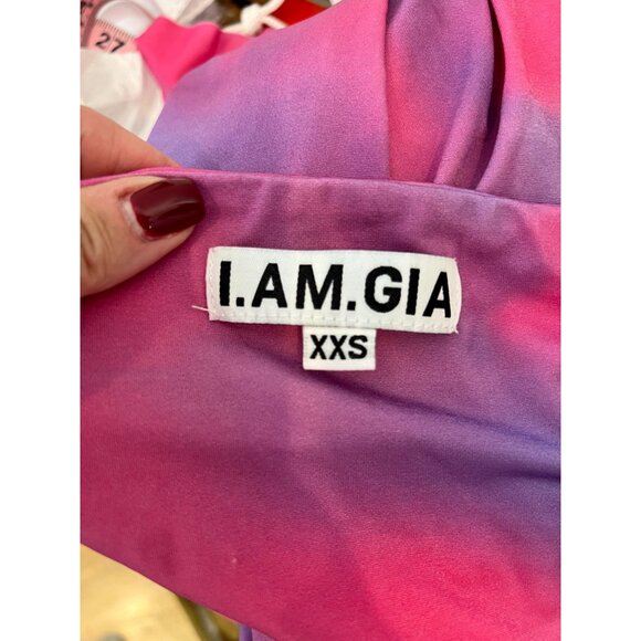 I.AM.GIA Zaria Pink Cutout Mini Dress Two-Piece Look -Size XXS - Picture 5 of 8